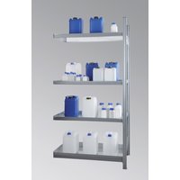 LaCont Gefahrstoffregal KG-GR 100 / 5W, Anbaufeld, Ü-Zeichen, HxBxT 2000 x 1010 x 635 mm, verzinkt von LaCont