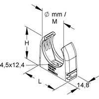 HKL RO-Clip-Rohrschelle lgr M50 796.481 - 796481 von Kleinhuis
