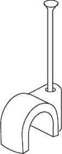 Kleinhuis – Heftklammern Kabel Schlauch Durchmesser 7 – 25 weiß von Kleinhuis