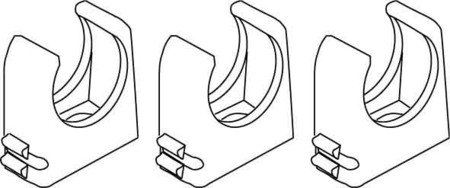 Kleinhuis ro-clip Schelle Gewinde m-25 grau von Kleinhuis