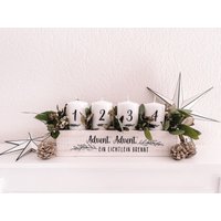 Adventskiste "Advent, Advent, Ein Lichtlein Brennt" von Kleinkramliebe