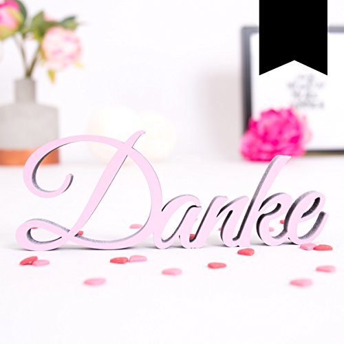 KLEINLAUT 3D-Schriftzug Danke in Größe: 25 x 9,4 cm - Dekobuchstaben - 32 Farben zur Wahl - Schwarz KLEINLAUT 3D-Schriftzug Danke in Größe: 25 x 9,4 cm - Dekobuchstaben - 32 Farben zur Wahl - Schwarz von KLEINLAUT