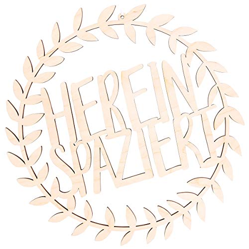 Kleinlaut Holzkranz - Hereinspaziert von KLEINLAUT