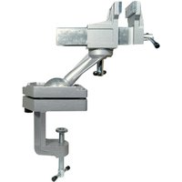 Feinmechanikerschraubstock Backen-B.46mm Spann-W.70mm Klemmbügel von Jungheinrich PROFISHOP