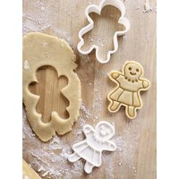 Keksausstecher Lebkuchenfrau Lebkuchenmännchen Aus Dem 3D Drucker Pla - Plätzchenausstecher Ca. 8, 5 X 6cm Keksausstecher Lebkuchenfrau Lebkuchenmännchen Aus Dem 3D Drucker Pla - Plätzchenausstecher Ca. 8, 5 X 6cm von KleinstigkeitenDE