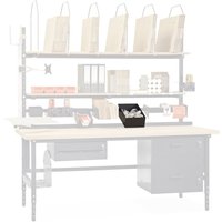 Ablage für Kleinteile für DAHMEN Packtische Classic und Multiplex, geneigt, lichtgrau von DAHMEN