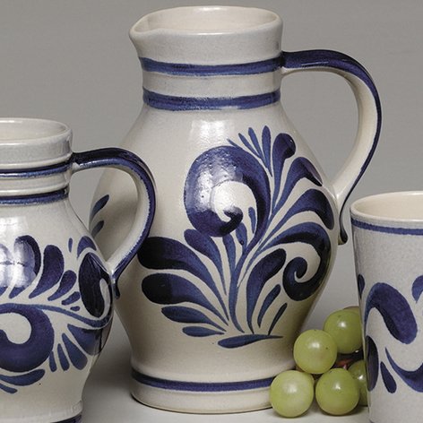 Kleiraba Weinkrug 2.00L Grau-Blau 1500 von Kleiraba Keramik