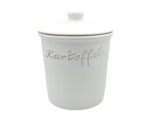LISINA Keramik & Design - Keramik Kartoffeltopf XL 18 x 23,5 cm (weiß) von Kleiraba Keramik