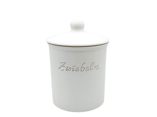 LISINA Keramik & Design - Keramik Zwiebeltopf L 15 x 21 cm (weiß) von Kleiraba Keramik