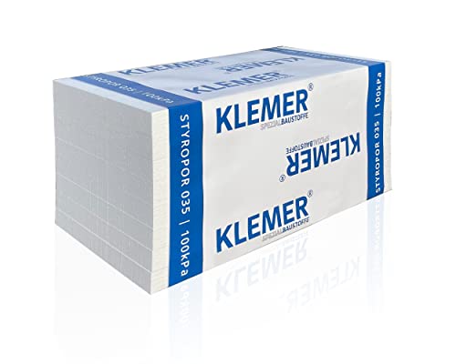 Styropor Dämmplatten EPS DEO 035 dm - ausgezeichnete Druckfestigkeit 100 kPa - sicherer Versand im stabilem Transportkarton (Dicke 20 MM (1Paket - Inhalt 12,0 M²/Paket)) von Klemer Spezialbaustoffe