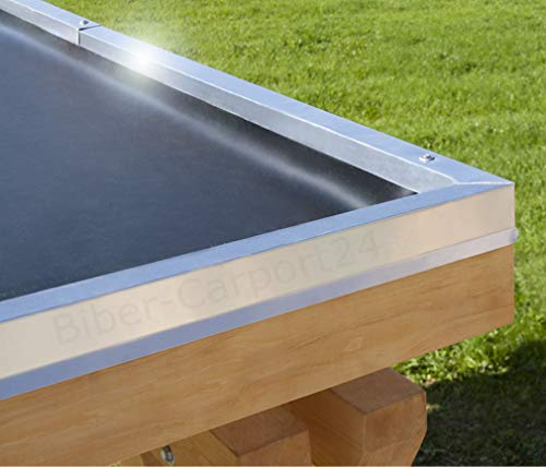 KlesTec EPDM-Folie 1,52 mm für Carport, Garage, Vordächer oder Pergola; PREIS JE m², in verschiedenen Breiten erhältlich (3,05 m) von KlesTec