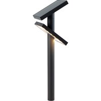 Klewe Heliostepper LED Akku-Solarleuchte mit Erdspieß graphitgrau von Klewe