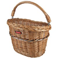 KlickFix Fahrradkorb "Vorderradkorb Weidenkorb Mini" von Klickfix