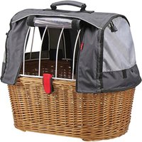 KlickFix Fahrradkorb "Weidenkorb Doggy Basket Plus" von Klickfix
