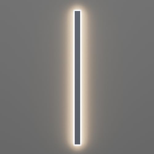 Klighten 45W LED Lange Wandleuchte Anthrazit Aussen Innen, IP65 Wasserdicht Außenwandleuchte Modern 150cm Wandlampe, Neutralweiß 4500K Eisen Außenlampe Außenleuchte Wand für Gärten Terasse Korridor Klighten 45W LED Lange Wandleuchte Anthrazit Aussen Innen, IP65 Wasserdicht Außenwandleuchte Modern 150cm Wandlampe, Neutralweiß 4500K Eisen Außenlampe Außenleuchte Wand für Gärten Terasse Korridor von Klighten