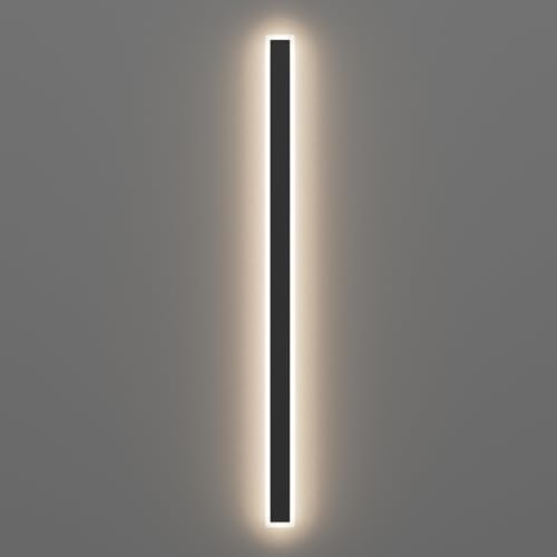 Klighten 45W LED Lange Wandleuchte Schwarz Aussen Innen, IP65 Wasserdicht Außenwandleuchte Modern 150cm Wandlampe, Neutralweiß 4500K Eisen Außenlampe Außenleuchte Wand für Gärten Terasse Korridor Klighten 45W LED Lange Wandleuchte Schwarz Aussen Innen, IP65 Wasserdicht Außenwandleuchte Modern 150cm Wandlampe, Neutralweiß 4500K Eisen Außenlampe Außenleuchte Wand für Gärten Terasse Korridor von Klighten