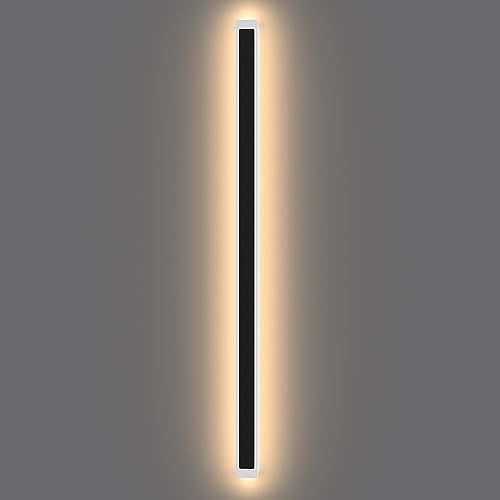 Klighten 45W LED Lange Wandleuchte Schwarz Aussen Innen, IP65 Wasserdicht Außenwandleuchte Modern 150cm Wandlampe, Warmweiß 3000K Eisen Außenlampe Außenleuchte Wand für Gärten Villa Terasse Korridor Klighten 45W LED Lange Wandleuchte Schwarz Aussen Innen, IP65 Wasserdicht Außenwandleuchte Modern 150cm Wandlampe, Warmweiß 3000K Eisen Außenlampe Außenleuchte Wand für Gärten Villa Terasse Korridor von Klighten