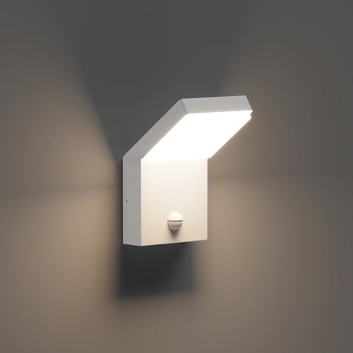 Klighten Außenwandleuchte Led mit Bewegungsmelder, 24W Außenlampe IP65 Wandleuchte Innen Außen Wandlampe, Aussenbeleuchtung für Korridor Terrasse Eingang, 1500 Lumen, Weiß, Natürlich Weiß 4000K Klighten Außenwandleuchte Led mit Bewegungsmelder, 24W Außenlampe IP65 Wandleuchte Innen Außen Wandlampe, Aussenbeleuchtung für Korridor Terrasse Eingang, 1500 Lumen, Weiß, Natürlich Weiß 4000K von Klighten