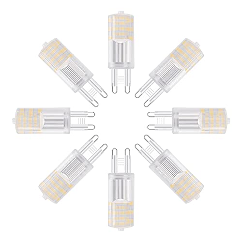 Klighten G9 LED Lampe, Bombubilla LED Birne G9 Natürliches Weiß 4000K AC 220~240V 5W ersetzt 50W Halogenlampen Nicht Dimmbar 8er Pack von Klighten