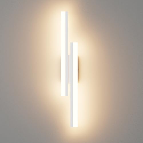 Klighten Wandleuchte LED Innen 56cm, 18W 1250LM Mordern Wandlampe, Lange Wandleuchten Für Schlafzimmer Wohnzimmer Korridor Treppenhaus, 110-240V, Warmweiß 3000K, Weiß Klighten Wandleuchte LED Innen 56cm, 18W 1250LM Mordern Wandlampe, Lange Wandleuchten Für Schlafzimmer Wohnzimmer Korridor Treppenhaus, 110-240V, Warmweiß 3000K, Weiß von Klighten