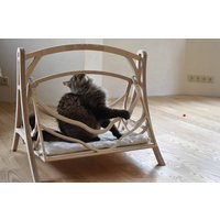 Katze Schaukeln Holz Bett Haustiere Hängematte Korb Möbel Katzenhöhle Unterschlupf Schaukel Set Katze Schaukeln Holz Bett Haustiere Hängematte Korb Möbel Katzenhöhle Unterschlupf Schaukel Set von KlikKlakBlocks