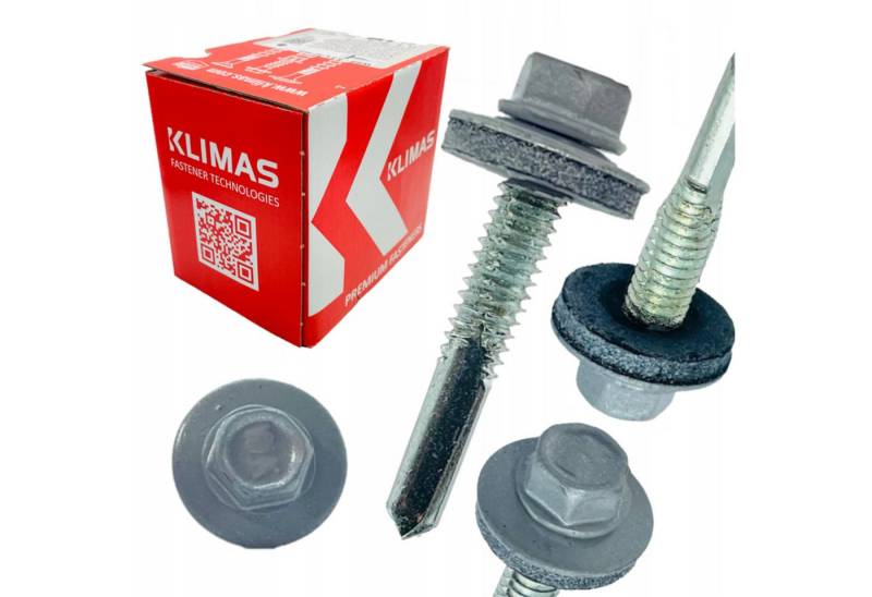 Klimas Blechschraube WSS Selbstbohrschraube Metall in verschiedenen RAL Farben Klimas Blechschraube WSS Selbstbohrschraube Metall in verschiedenen RAL Farben von Klimas