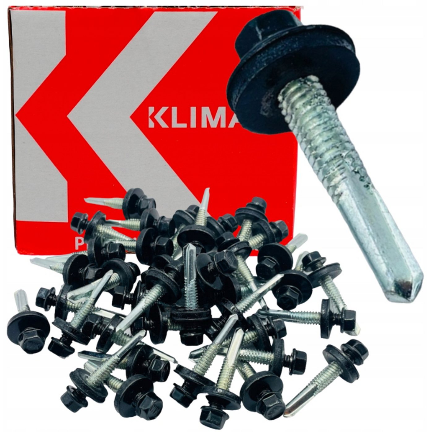 Klimas Blechschraube WSS Selbstbohrschraube Metall in verschiedenen RAL Farben Klimas Blechschraube WSS Selbstbohrschraube Metall in verschiedenen RAL Farben von Klimas