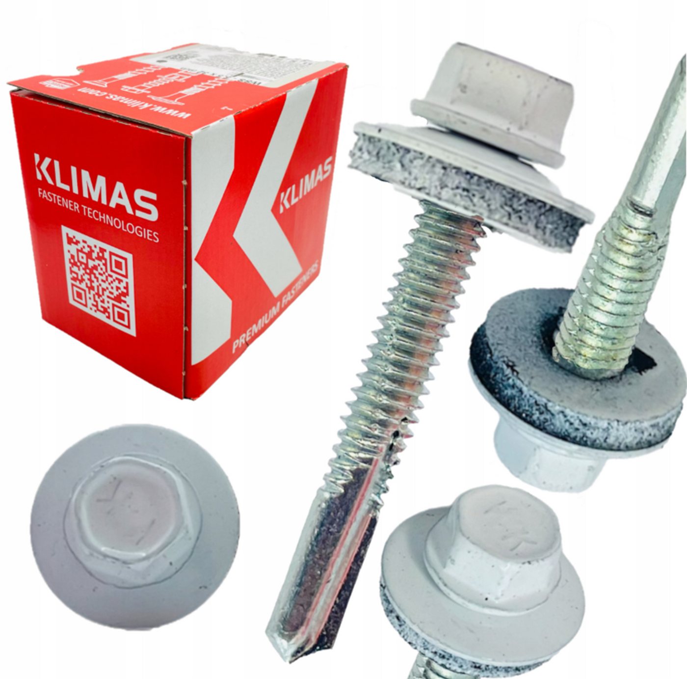 Klimas Blechschraube WSS Selbstbohrschraube Metall in verschiedenen RAL Farben Klimas Blechschraube WSS Selbstbohrschraube Metall in verschiedenen RAL Farben von Klimas