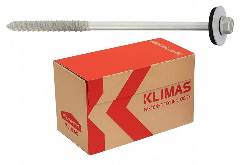 Klimas Bohrschraube Selbstbohrschrauben für Sandwichpaneele auf Beton Holzkonstruktionen von Klimas