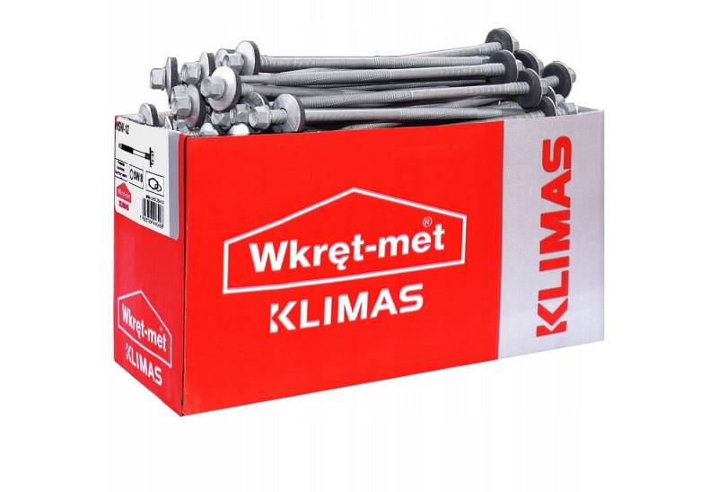 Klimas Bohrschraube Selbstbohrschrauben mit EPDM Dichtung für Stahluntergründe bis 12 mm von Klimas