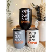 Kaffeebecher Aperol To Go Becher von KlimbimDesignShop