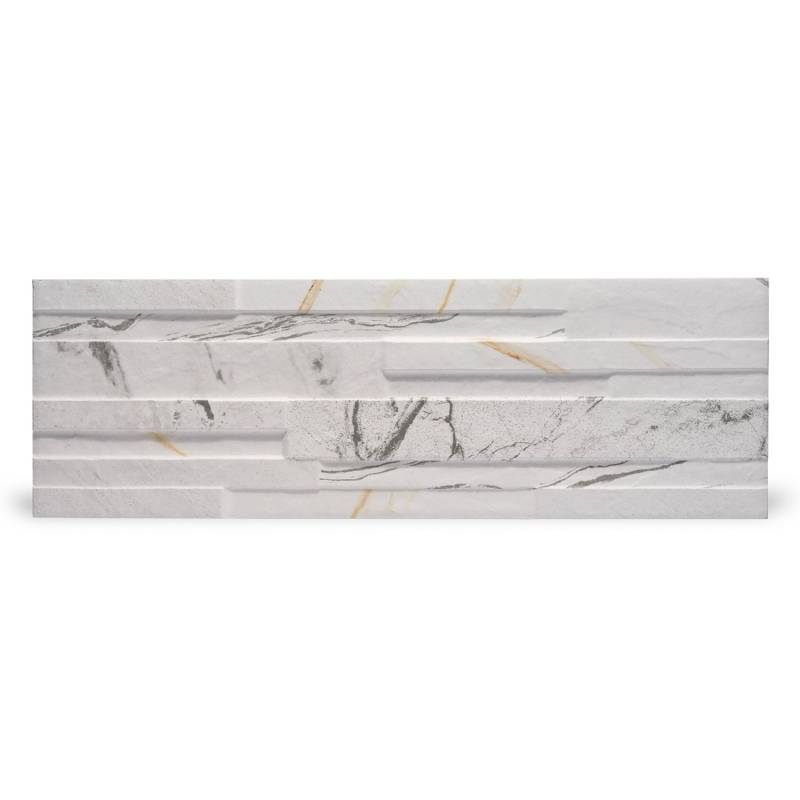 Klimex Verblender Feinsteinzeug UltraStrong Marble White 52 cm x 17 cm von Klimex