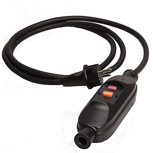 KlingerBorn | FI-PD22A | Personenschutzschalter PD22A - 30mA | Unterspannungsauslöser | 230V~16A | IP66 | 30mA | Inklusive 2m Netzleitung H07RN-F 3G1,5, Anschluss L-N-PE | Schutz vor Elektrounfällen von KlingerBorn