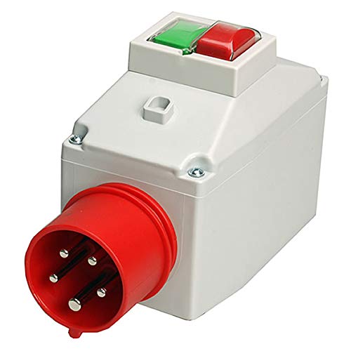 KlingerBorn Gehäuse K3100 für Motorschutzschalter | ABS Grau 7035 | CEE-Kragenstecker 16A | Ohne Schaltgerät | Schutzart IP54 | Kabelverschraubung M20 von KlingerBorn