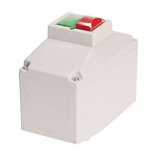 KlingerBorn Gehäuse K3100 für Motorschutzschalter | Starter ohne ISKRA MS25 | inkl. 2x Kabelverschraubung M20 | Schutzart IP55 | Befestigungslochmaß 68x68mm | ABS, grau 7035 von KlingerBorn