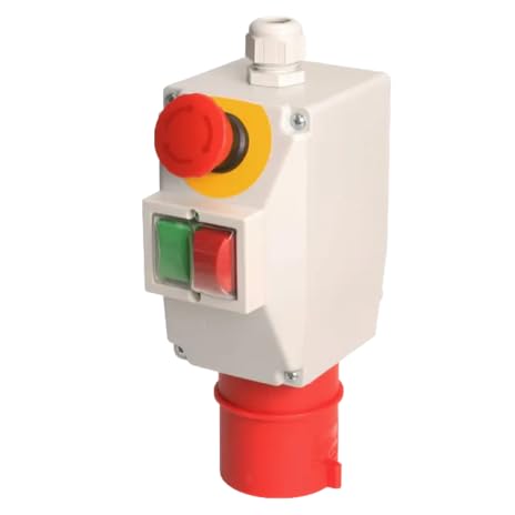 KlingerBorn | Motorschutzschalter MS25 20-25A im Gehäuse | K3100 mit Not-Halt | mit CEE-Kragenstecker 3P+N+E 400V 32A mit Phasenwender | Schutz von Motoren bis 32A | Phasenausfallempfindlichkeit KlingerBorn | Motorschutzschalter MS25 20-25A im Gehäuse | K3100 mit Not-Halt | mit CEE-Kragenstecker 3P+N+E 400V 32A mit Phasenwender | Schutz von Motoren bis 32A | Phasenausfallempfindlichkeit von KlingerBorn