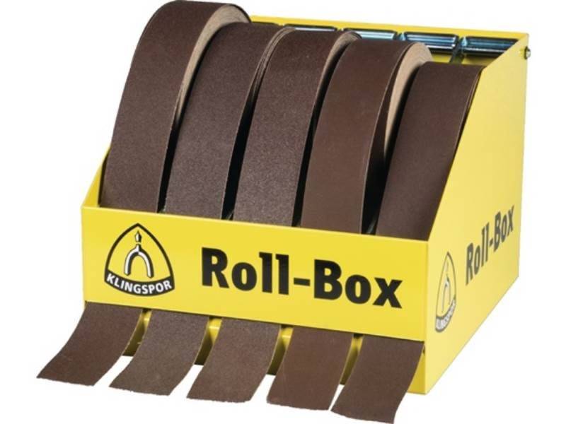 Klingspor Halter KLINGSPOR 76403 Sparrollenhalter ROLL-BOX f.5 Rollen a 50 mm Breite von Klingspor
