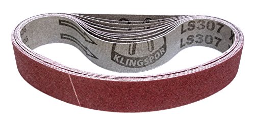 Klingspor LS 307 X Schleifband | 30 x 533 mm | 10 Stück | Körnung: 150 von KLINGSPOR