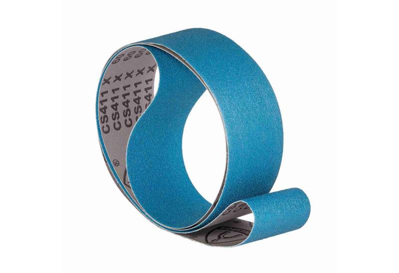 Klingspor Schleifpapier Schleifbänder CS411X 100 x 915 mm je 1x 60 80 40, (CS 411 X, 3 St) von Klingspor