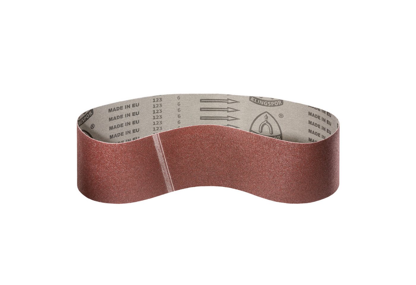 Klingspor Schleifpapier Schleifbänder LS307X 65x410 mm P80, (LS 307 X, 10 St) von Klingspor