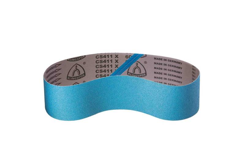 Klingspor Schleifpapier Zirkon Schleifband CS411X, 100 x 5000 mm, Korn wählbar, (15 St) von Klingspor
