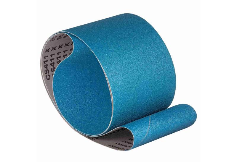 Klingspor Schleifpapier Zirkon Schleifband CS411X, 150 x 7300 mm, Korn wählbar, (10 St) von Klingspor