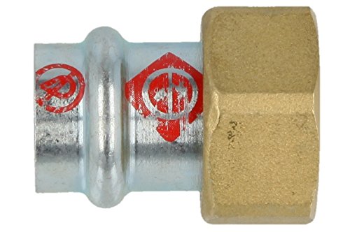 C-Stahl Pressfitting Verschraubung 1"x22mm i/iG (Kontur V) flachdichtend von Klint