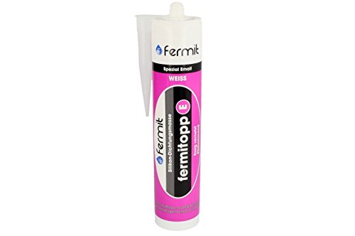 Fermit – Fermitopp E, 310 ml, Patrone aus weißem Silikon Essig Schläuche von Klint