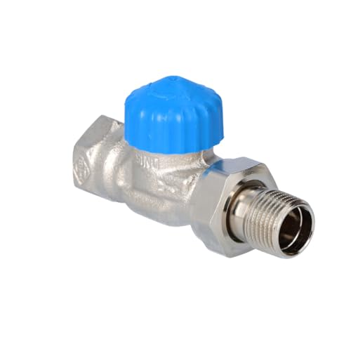 Heimeier Thermostat-Ventilunterteil 1/2" Durchgang vernickelt 2242-02.000 von Heimeier