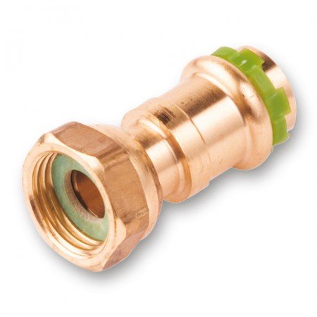 Pressfitting Kupfer halbe Verschraubung 15 x 3/4" IG Kontur V Pressfitting Kupfer halbe Verschraubung 15 x 3/4" IG Kontur V von Klint