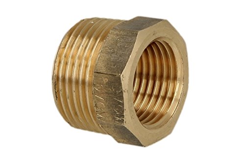 Rotguss - Schraubfitting - Reduzierstück 3/4" x 1/2" AG/IG von Klint