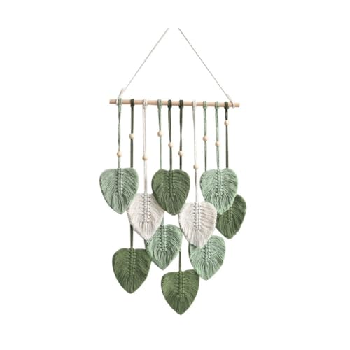 Kliplinc Schicke -Boho-Makramee-Wanddekoration, Handgefertigte Garnquasten, Gewebte Wandkunst, Blatt-Wandteppich, B?hmische Dekoration, Einfache Installation, Einfach zu Verwenden. Kliplinc Schicke -Boho-Makramee-Wanddekoration, Handgefertigte Garnquasten, Gewebte Wandkunst, Blatt-Wandteppich, B?hmische Dekoration, Einfache Installation, Einfach zu Verwenden. von Kliplinc