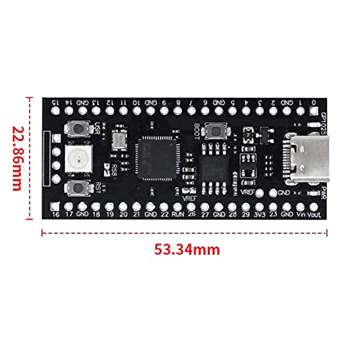 Kliplinc YD-RP2040 Entwicklungsboard 4MB Flash Core Board Kompatibel mit PICO Dual-Core Mikrocontroller Motherboard Kliplinc YD-RP2040 Entwicklungsboard 4MB Flash Core Board Kompatibel mit PICO Dual-Core Mikrocontroller Motherboard von Kliplinc