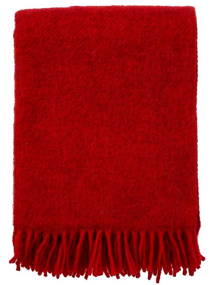 Wolldecke Gotland 130x200 cm uni, Klippan Yllefabrik von Klippan Yllefabrik